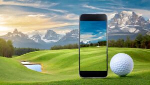 Firefly smartphone on a golf course 89906